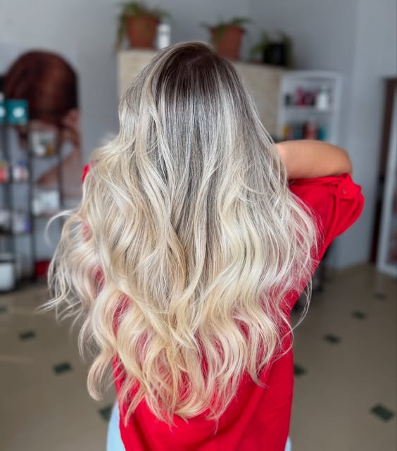 Flokë bjonde dhe balayage në Durrës 5